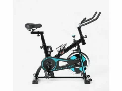 Leonardo Bicicleta estática indoor Fit Bike con volante de inercia profesional 8kg Minerva - Azul New