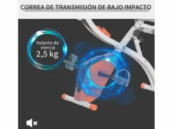 Homcom Bicicleta Estática|Bicicleta estática 97x51x115 cm