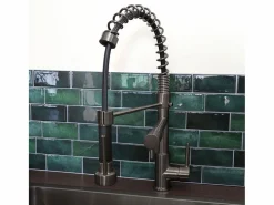 Big Pro Mezclador de fregadero con rociador móvil metalizado^Essebagno Hot