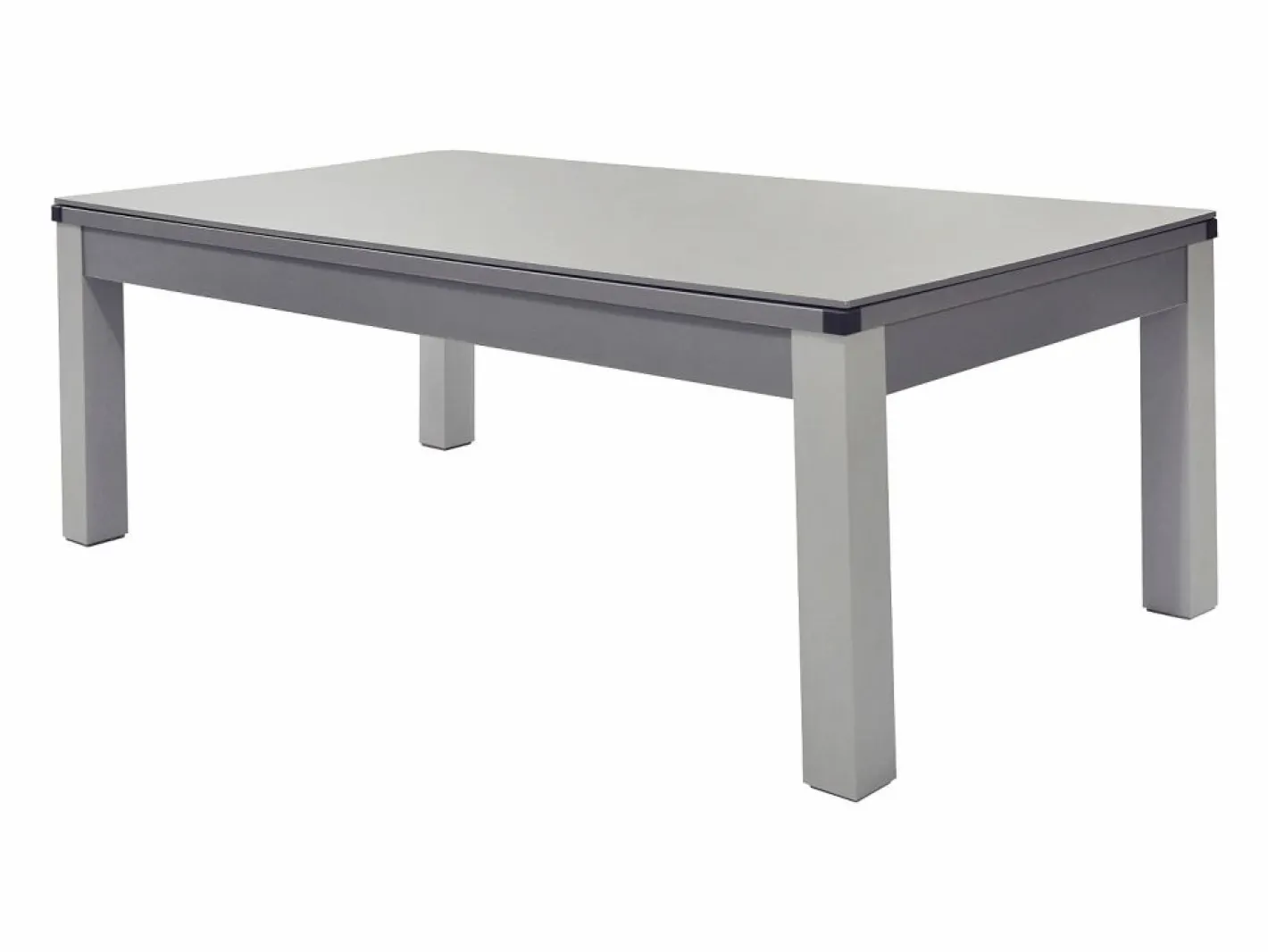 Vente-unique Billar y ping-pong BALTHAZAR - 213x112x81.5 cm - Gris Best