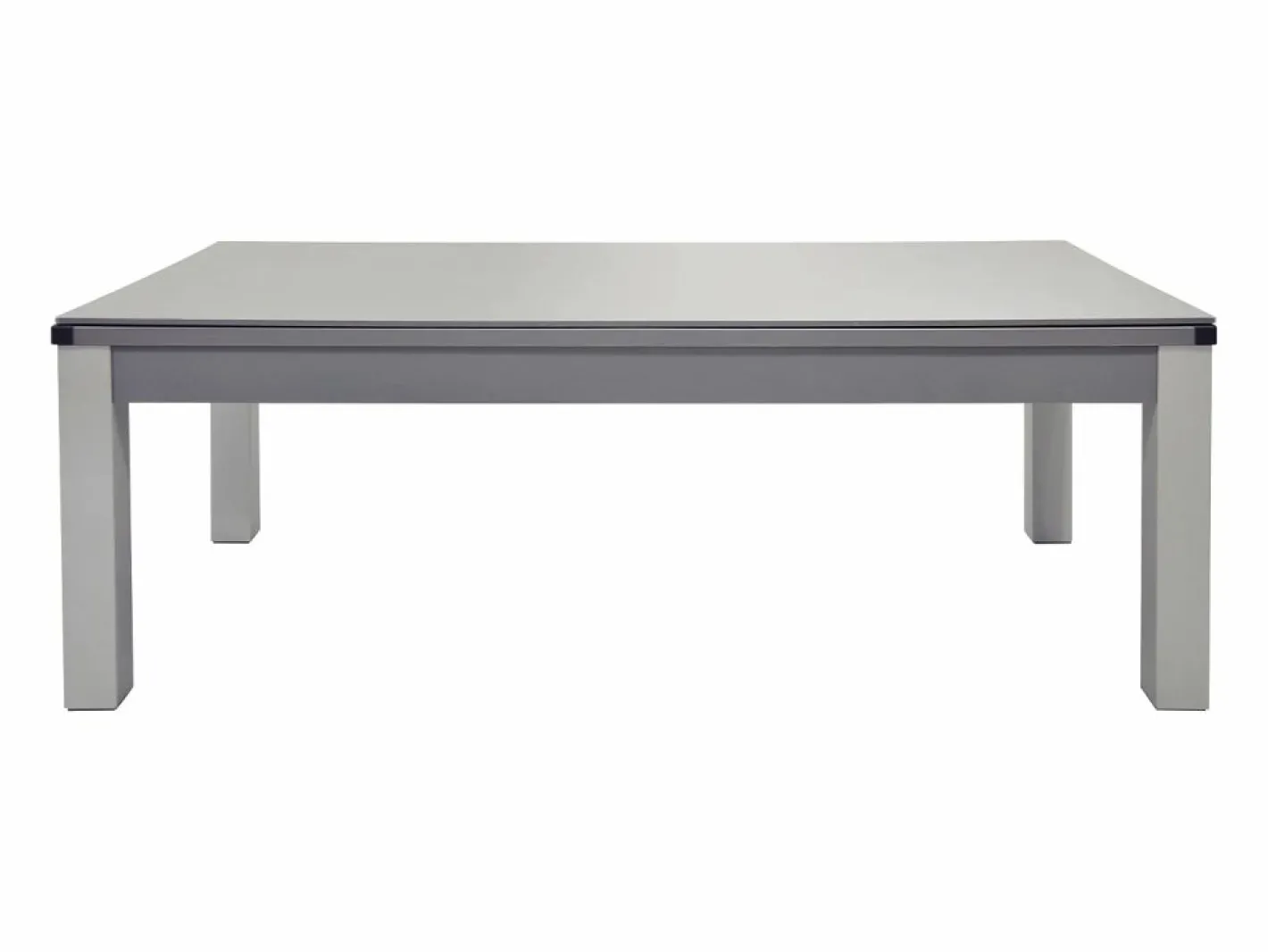 Vente-unique Billar y ping-pong BALTHAZAR - 213x112x81.5 cm - Gris Best