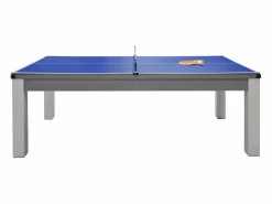 Vente-unique Billar y ping-pong BALTHAZAR - 213x112x81.5 cm - Gris Best