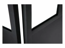 Biombo 4 paneles en metal y cristal RACK^Miliboo Best