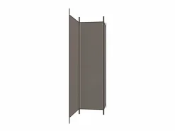 Biombo divisor de 3 paneles de tela 150x200 cm ES181735 Gris antracita Discount
