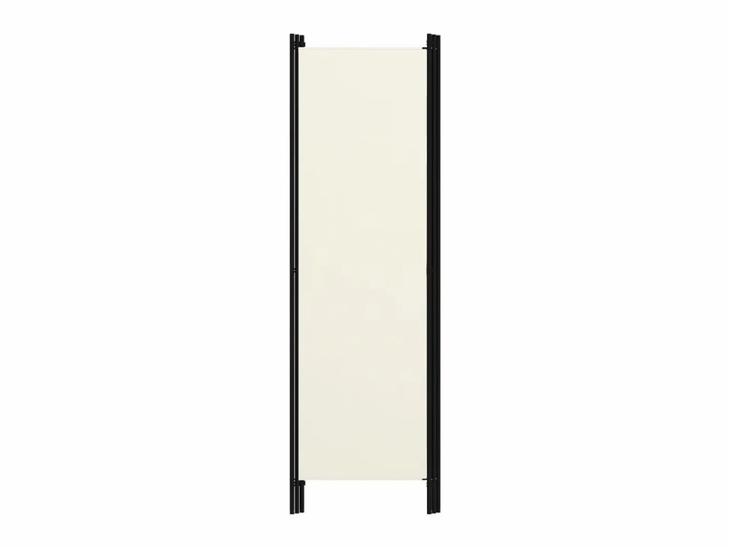 Biombo divisor de 3 paneles 150x180 cm ES291157 Blanco