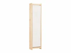 Biombo divisor de 6 paneles de tela color 240x170x4 cm ES139522 Crema New