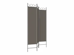 Biombo|Biombo divisor de 3 paneles de tela 120x200 cm ES753659