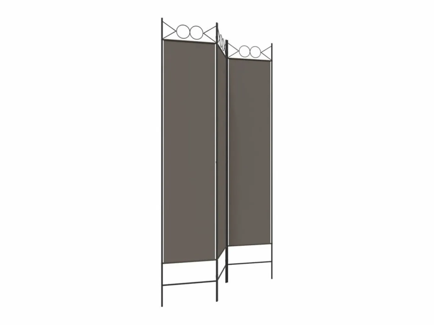 Biombo|Biombo divisor de 3 paneles de tela 120x200 cm ES753659