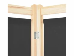 Biombo|Biombo divisor de 4 paneles de tela 160x170x4 cm ES754646