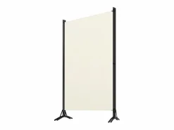 Biombo|Biombo divisor de 3 paneles tela blanco 260x180 cm ES410188
