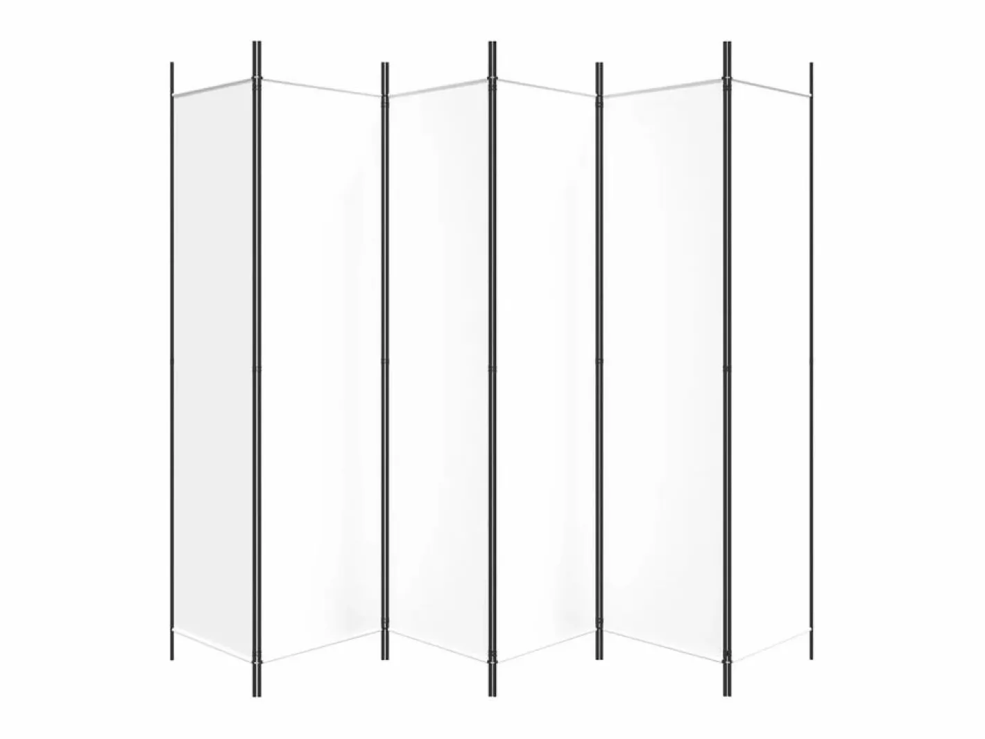 Biombo|Biombo divisor de 6 paneles de tela 300x200 cm ES926712