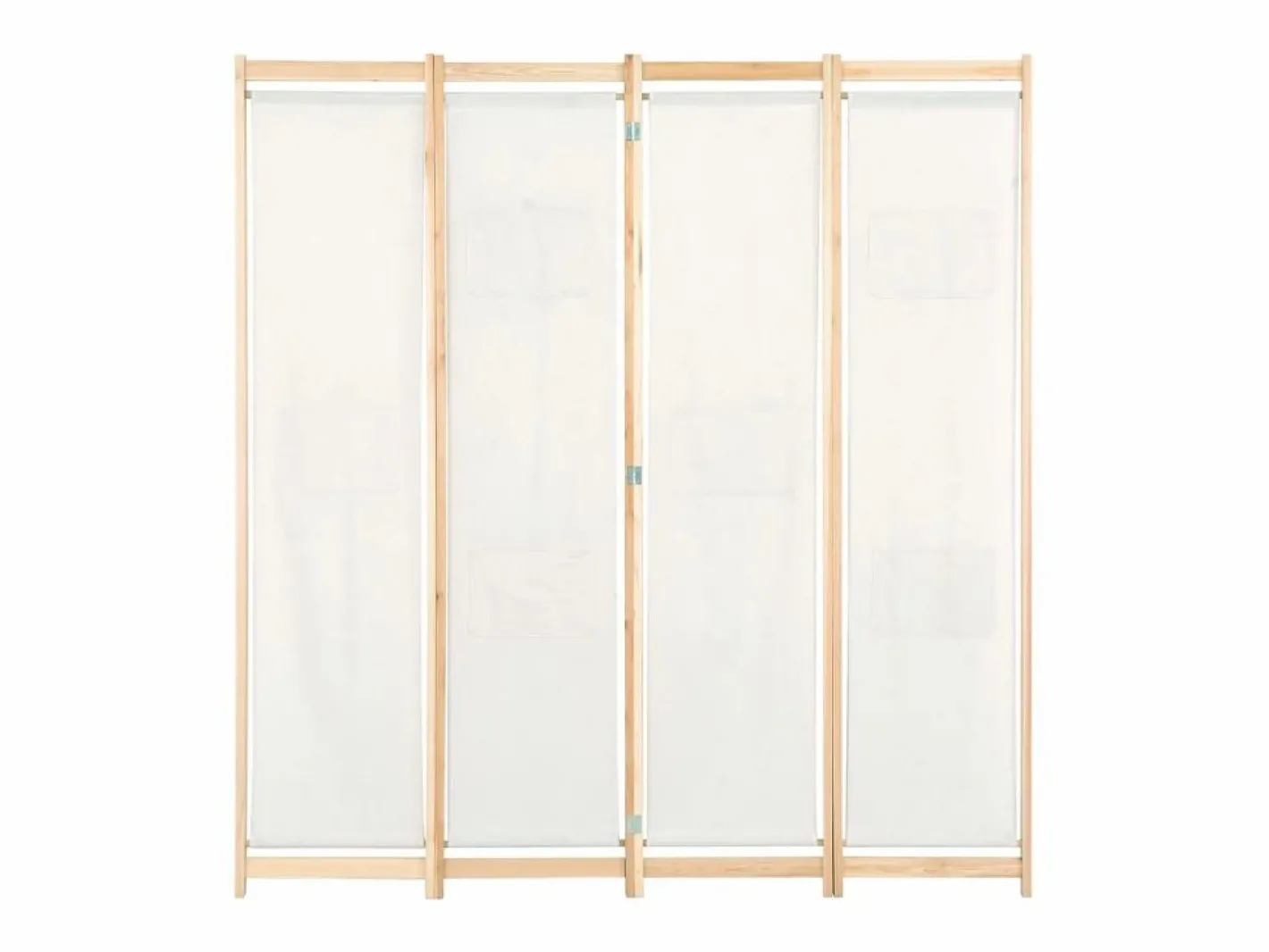 Biombo divisor de 4 paneles de tela color 160x170x4 cm ES501179^ Online