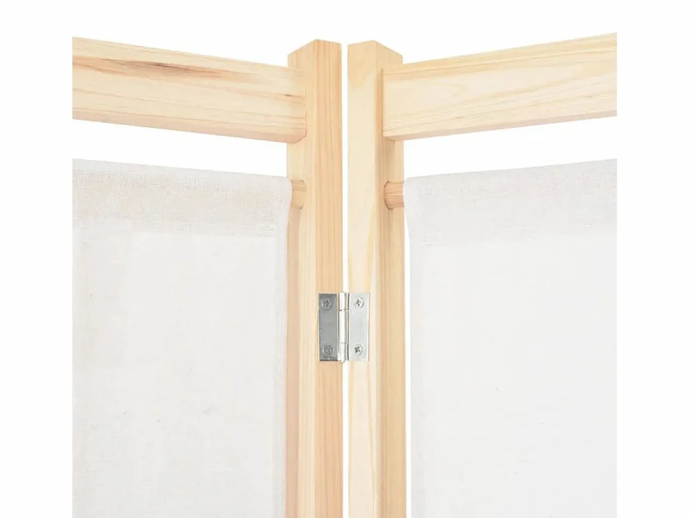 Biombo divisor de 4 paneles de tela color 160x170x4 cm ES501179^ Online