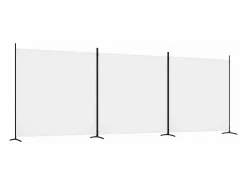 Biombo divisor de 3 paneles de tela 525x180 cm ES320703^ Hot