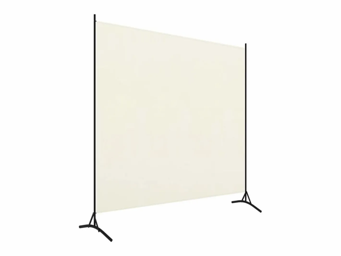 Biombo|Biombo divisor de tela blanco 175x180 cm ES487951