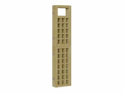 Biombo|Biombo exterior plegable 5 piezas marrón 200 x 180 cm