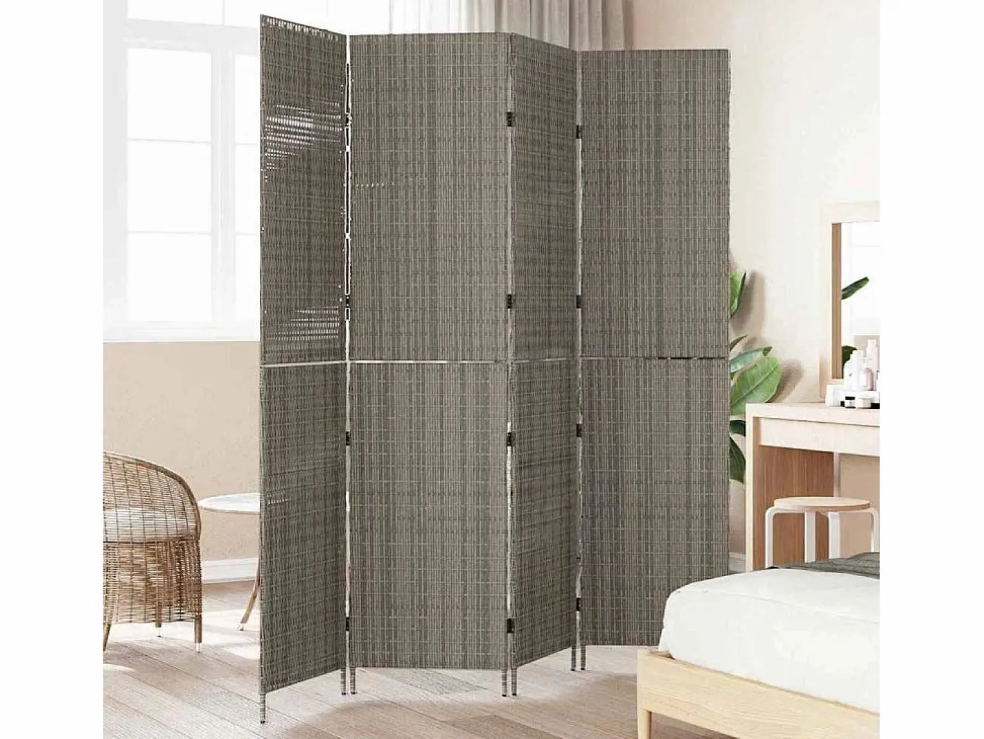Biombo 195 x 180 cm poliratán^ Online