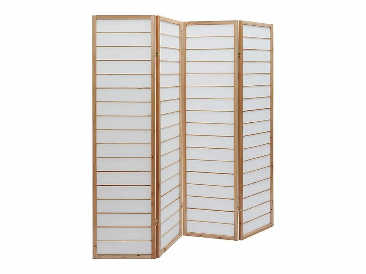 Biombo japonés de madera natural y papel de arroz GIBON^Miliboo