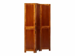 Biombo Marrón 105 x 160 cm Madera Maciza de Acacia^ Sale
