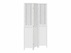 Biombo|Biombo separador de 3 paneles madera maciza Paulownia ES977445