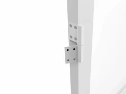 Bloque de puerta blanca reversible de aluminio y vidrio templado - Alt. 204 x An. 83 cm - MASERU^Vente-unique