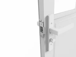 Bloque de puerta reversible, MDF y vidrio templado - 2 x Alt. 204 x An. 73 cm - ERMELO^Vente-unique Sale