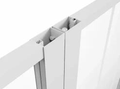 Bloque de puerta reversible, MDF y vidrio templado - 2 x Alt. 204 x An. 73 cm - ERMELO^Vente-unique Sale