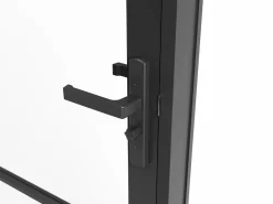 Bloque de puerta de aluminio y vidrio templado - Alt. 204 x An. 83 cm - MASERU^Vente-unique New