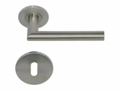 GD Menuiseries Bloque de puerta de taller H204 x L83 Panel lateral de empuje izquierdo + manija Negro Online