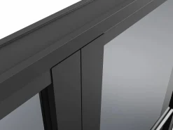 Vente-unique Puerta Con Marco|Bloque de puerta doble reversible - vidrio ahumado - 2 x Alt. 204 x An. 73 cm - - MASERU