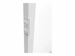 Vente-unique Puerta Con Marco|Bloque de puerta doble reversible - Vidrio templado - - 2 x Alt. 204 x An. 83 cm - LOXTON