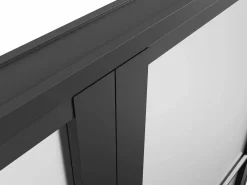 Vente-unique Puerta Con Marco|Bloque de puerta doble reversible - vidrio translúcido - 2 x Alt. 204 x An. 83 cm - - MASERU