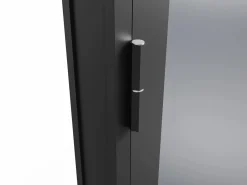 Bloque de puerta doble reversible de vidrio templado ahumado - 2 x Alt. 204 x An. 83 cm - LOXTON^Vente-unique Hot