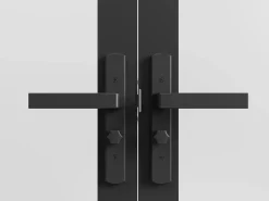 Bloque de puerta doble reversible - vidrio translúcido - 2 x Alt. 204 x An. 93 cm - - MASERU^Vente-unique Clearance