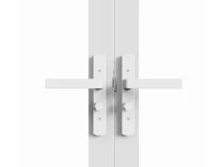Vente-unique Puerta Con Marco|Bloque de puerta doble reversible - vidrio templado - 2 x Alt. 204 x An. 73 cm - - MASERU