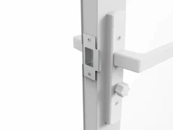 Vente-unique Puerta Con Marco|Bloque de puerta doble reversible - vidrio templado - 2 x Alt. 204 x An. 83 cm - - MASERU