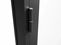 Vente-unique Puerta Con Marco|Bloque de puerta reversible de aluminio y vidrio templado - Alt. 204 x An. 93 cm - MASERU