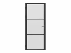 Bloque de puerta reversible de aluminio y vidrio translúcido - Alt. 204 x An. 93 cm - - MASERU^Vente-unique Clearance