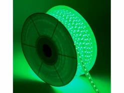 Ledkia Guirnalda Luminosa|Bobina Tira LED RGB 220V AC 60 LED/m 50m IP65 Ancho 16mm Corte cada 100 cm