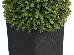 OZAIA Boj, arbusto, planta artificial - Alt. 66 x D .40 cm - - DIAVA Verde Clearance