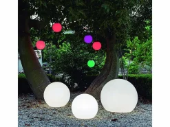 Bola de luz exterior Buly 60 cm Solar + recarga eléctrica^Newgarden