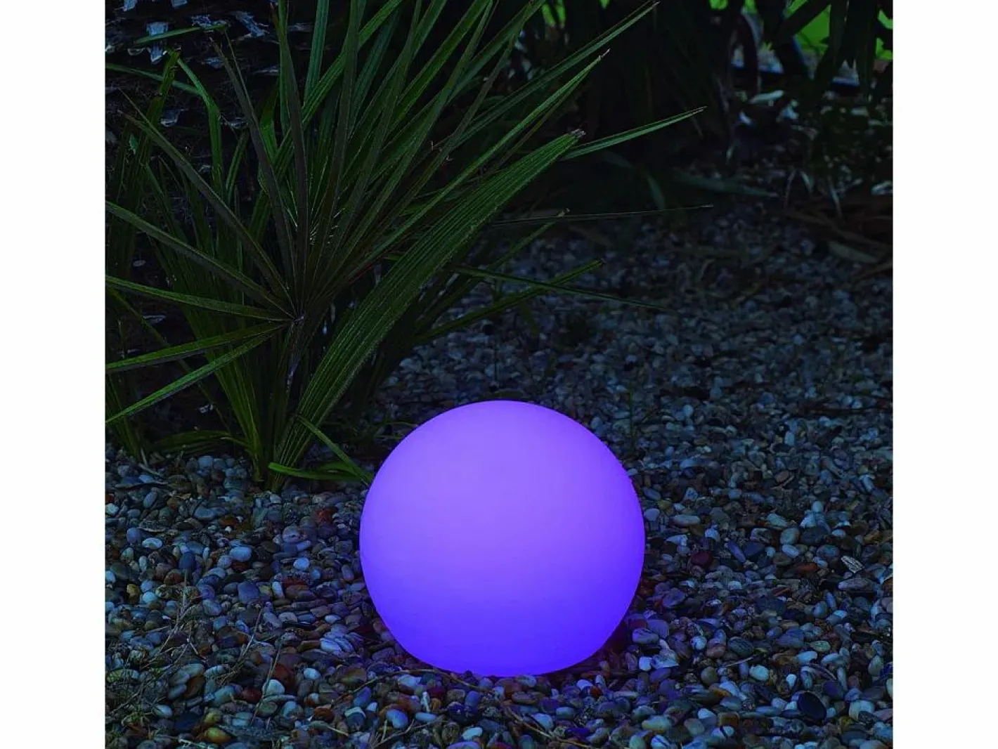 Newgarden Bola de luz exterior Buly 30 cm Solar + recarga eléctrica (+ Flotante) Blanco Clearance