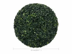 Planta Artificial|Bolas de boj artificiales 2 piezas 52 cm