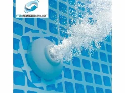 Intex Bomba de filtración de arena 4m³/h para piscinas de hasta 24m³ - Fácil de usar y mantenimiento mínimo Gris