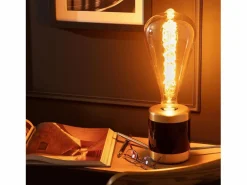 Ledkia Bombilla Filamento LED E27 8W 800 lm ST115 Ámbar No Flicker 2200K Súper Cálido Blanco