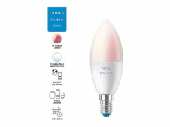 Ledkia Bombilla LED conectada WiZ E14 4,9W 470 lm RGBWW regulable WiFi Bluetooth compatible con Alexa Google Siri Multicolor Clearance