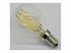 Bombilla LED de filamento E14 de 4 W y 3000 K Blanco Discount