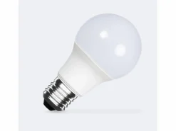Ledkia Bombilla LED E27 7W 700 lm A60 No Flicker 3000K Cálido Blanco New