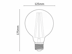 Bombilla|Bombilla LED Globo G125 Regulable 10W 4000K E27