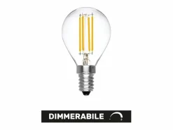 Bombilla LED mini esférica regulable de 6 W y 2700 K, E14 Blanco Best